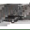 Mexen Velar L ścianka prysznicowa rozsuwana Walk-in 110 x 200 cm, transparent 8 mm, miedź szczotkowana - 871-110-003-03-65