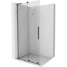 Mexen Velar L ścianka prysznicowa rozsuwana Walk-in 100 x 200 cm, transparent 8 mm, gun gray szczotkowany - 871-100-003-03-66