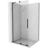 Mexen Velar L ścianka prysznicowa rozsuwana Walk-in 90 x 200 cm, transparent 8 mm, czarna - 871-090-003-03-70