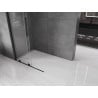 Mexen Velar L ścianka prysznicowa rozsuwana Walk-in 90 x 200 cm, transparent 8 mm, czarna - 871-090-003-03-70