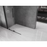 Mexen Velar L ścianka prysznicowa rozsuwana Walk-in 120 x 200 cm, transparent 8 mm, czarna - 871-120-003-03-70