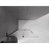 Mexen Velar L ścianka prysznicowa rozsuwana Walk-in 100 x 200 cm, transparent 8 mm, czarna - 871-100-003-03-70