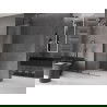 Mexen Velar L ścianka prysznicowa rozsuwana Walk-in 100 x 200 cm, transparent 8 mm, gun metal - 871-100-003-03-95