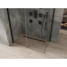 Mexen Omega kabina prysznicowa rozsuwana 160 x 80 cm, transparent, czarna - 825-160-080-70-00