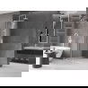 Mexen Velar L ścianka prysznicowa rozsuwana Walk-in 100 x 200 cm, szron 8 mm, biała - 871-100-003-33-20