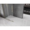Mexen Velar L ścianka prysznicowa rozsuwana Walk-in 120 x 200 cm, szron 8 mm, złota - 871-120-003-33-50