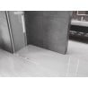 Mexen Velar L ścianka prysznicowa rozsuwana Walk-in 120 x 200 cm, szron 8 mm, biała - 871-120-003-33-20