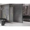 Mexen Velar L ścianka prysznicowa rozsuwana Walk-in 120 x 200 cm, szron 8 mm, złota - 871-120-003-33-50