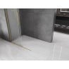 Mexen Velar L ścianka prysznicowa rozsuwana Walk-in 120 x 200 cm, szron 8 mm, złota szczotkowana - 871-120-003-33-55