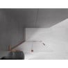 Mexen Velar L ścianka prysznicowa rozsuwana Walk-in 100 x 200 cm, szron 8 mm, różowe złoto - 871-100-003-33-60