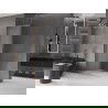 Mexen Velar L ścianka prysznicowa rozsuwana Walk-in 110 x 200 cm, szron 8 mm, miedź szczotkowana - 871-110-003-33-65