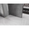 Mexen Velar L ścianka prysznicowa rozsuwana Walk-in 90 x 200 cm, szron 8 mm, nikiel szczotkowany - 871-090-003-33-97