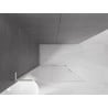 Mexen Velar L ścianka prysznicowa rozsuwana Walk-in 100 x 200 cm, szron 8 mm, nikiel szczotkowany - 871-100-003-33-97