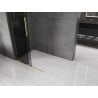 Mexen Velar L ścianka prysznicowa rozsuwana Walk-in 100 x 200 cm, grafit 8 mm, złota szczotkowana - 871-100-003-43-55