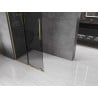 Mexen Velar L ścianka prysznicowa rozsuwana Walk-in 100 x 200 cm, grafit 8 mm, złota szczotkowana - 871-100-003-43-55