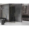 Mexen Velar L ścianka prysznicowa rozsuwana Walk-in 120 x 200 cm, grafit 8 mm, złota - 871-120-003-43-50