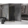Mexen Velar L ścianka prysznicowa rozsuwana Walk-in 100 x 200 cm, grafit 8 mm, złota szczotkowana - 871-100-003-43-55