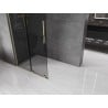 Mexen Velar L ścianka prysznicowa rozsuwana Walk-in 120 x 200 cm, grafit 8 mm, złota - 871-120-003-43-50