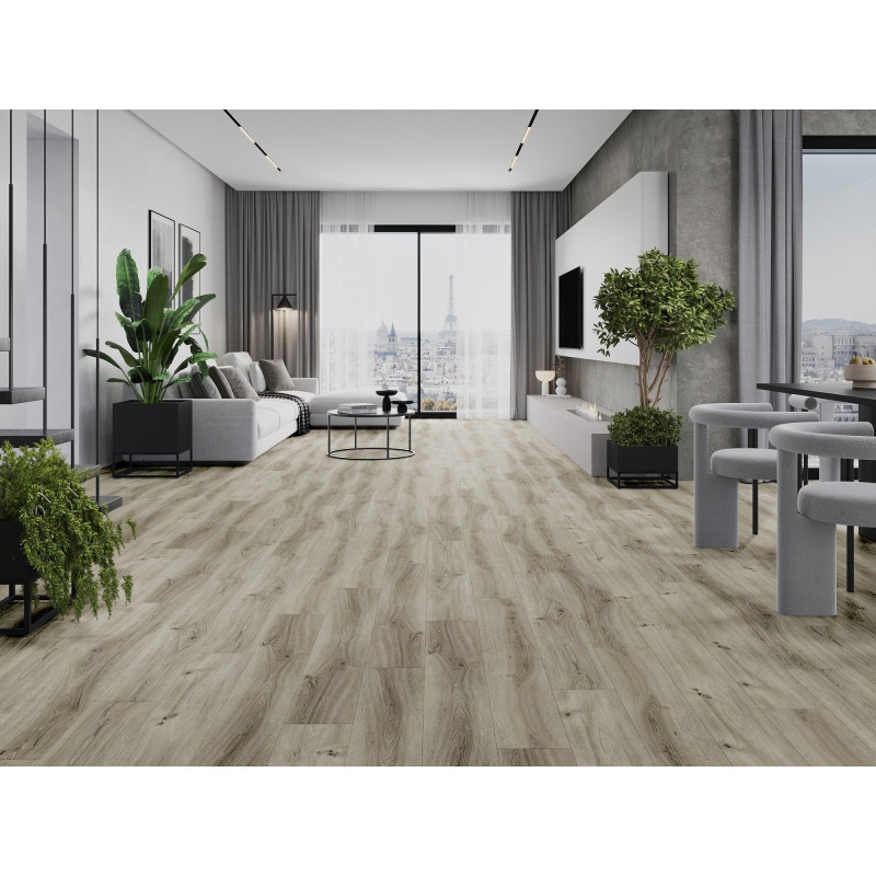 Mexen Richmond próbka paneli winylowych SPC 6,5 mm, podkład IXPE 1,5 mm, 4 V-Fuga, Dąb - F1043-S