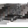 Mexen Velar L ścianka prysznicowa rozsuwana Walk-in 100 x 200 cm, grafit 8 mm, miedź szczotkowana - 871-100-003-43-65
