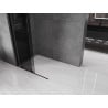 Mexen Velar L ścianka prysznicowa rozsuwana Walk-in 100 x 200 cm, grafit 8 mm, czarna - 871-100-003-43-70
