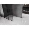 Mexen Velar L ścianka prysznicowa rozsuwana Walk-in 100 x 200 cm, grafit 8 mm, czarna - 871-100-003-43-70