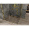 Mexen Omega kabina prysznicowa rozsuwana 120 x 70 cm, transparent, złota - 825-120-070-50-00