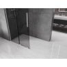 Mexen Velar L ścianka prysznicowa rozsuwana Walk-in 90 x 200 cm, grafit 8 mm, nikiel szczotkowany - 871-090-003-43-97