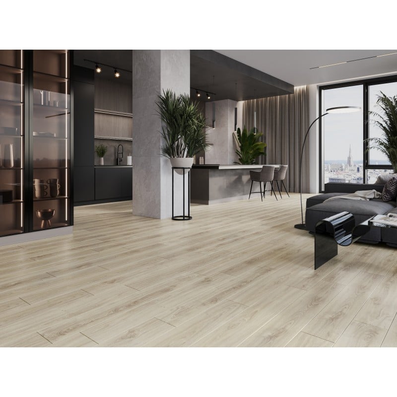 Mexen Madison  próbka paneli winylowych SPC 6,5 mm, podkład IXPE 1,5 mm, 4 V-Fuga, Dąb - F1045-S