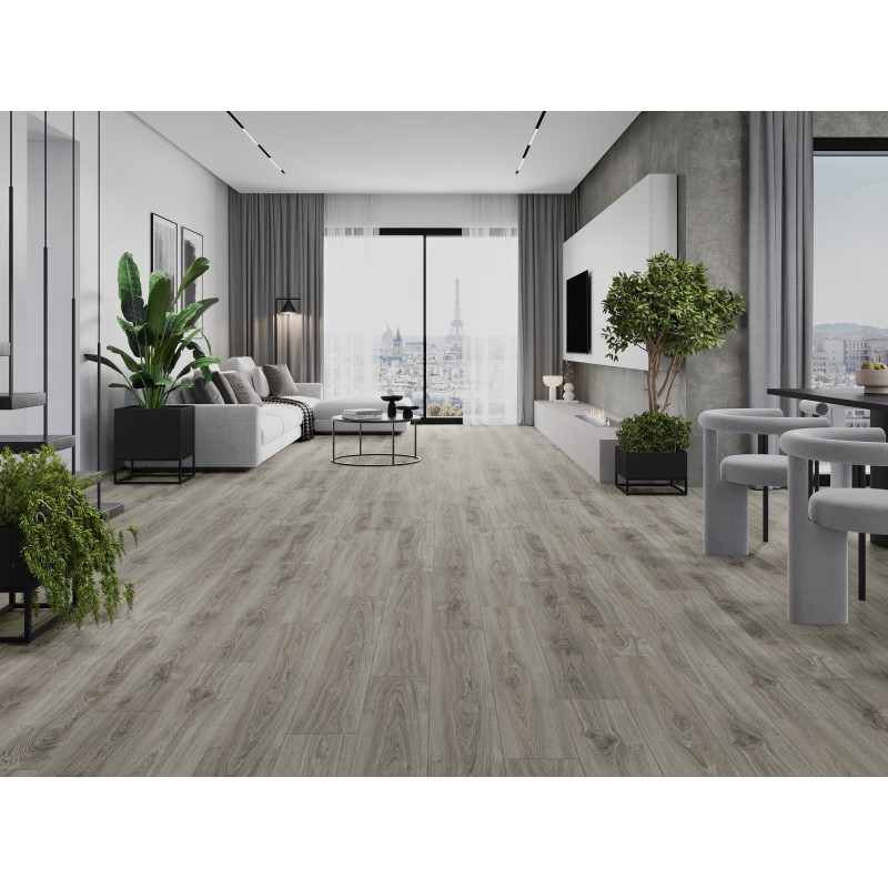 Mexen Silver Creek  próbka paneli winylowych SPC 6,5 mm, podkład IXPE 1,5 mm, 4 V-Fuga, Dąb - F1047-S