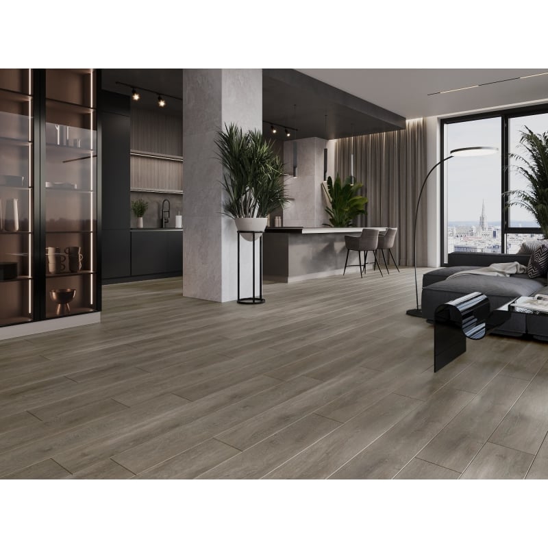 Mexen Sherwood  próbka paneli winylowych SPC 6,5 mm, podkład IXPE 1,5 mm, 4 V-Fuga, Dąb - F1051-S
