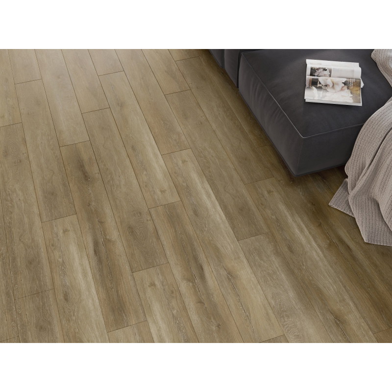 Mexen Clermont  próbka paneli winylowych SPC 6,5 mm, podkład IXPE 1,5 mm, 4 V-Fuga, Dąb - F1053-S