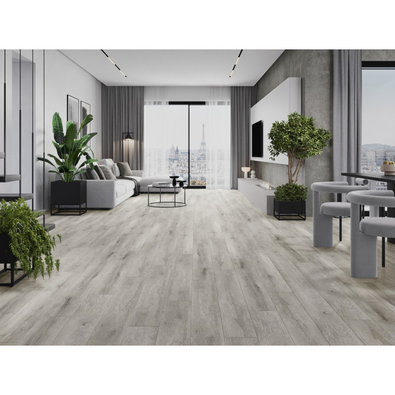 Mexen Boone  próbka paneli winylowych SPC 6,5 mm, podkład IXPE 1,5 mm, 4 V-Fuga, Dąb - F1054-S