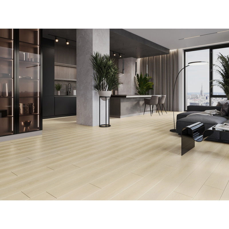 Mexen Charlotte  próbka paneli winylowych SPC 6,5 mm, podkład IXPE 1,5 mm, 4 V-Fuga, Dąb - F1055-S