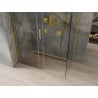 Mexen Omega kabina prysznicowa rozsuwana 130 x 70 cm, transparent, złota - 825-130-070-50-00