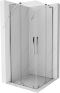Mexen Velar L Duo kabina prysznicowa rozsuwana 90 x 90 cm, transparent, chrom - 871-090-090-02-03-01