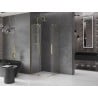 Mexen Velar L Duo kabina prysznicowa rozsuwana 90 x 90 cm, transparent, złota - 871-090-090-02-03-50