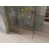 Mexen Omega kabina prysznicowa rozsuwana 140 x 70 cm, transparent, złota - 825-140-070-50-00