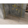 Mexen Omega kabina prysznicowa rozsuwana 140 x 70 cm, transparent, złota - 825-140-070-50-00