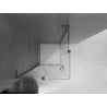 Mexen Velar L Duo kabina prysznicowa rozsuwana 100 x 100 cm, transparent, gun gray szczotkowany - 871-100-100-02-03-66