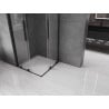Mexen Velar L Duo kabina prysznicowa rozsuwana 80 x 80 cm, transparent, czarna - 871-080-080-02-03-70