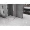 Mexen Velar L Duo kabina prysznicowa rozsuwana 80 x 80 cm, szron, chrom - 871-080-080-02-33-01
