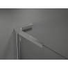 Mexen Velar L Duo kabina prysznicowa rozsuwana 80 x 80 cm, szron, chrom - 871-080-080-02-33-01