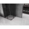 Mexen Velar L Duo kabina prysznicowa rozsuwana 90 x 90 cm, grafit, gun metal - 871-090-090-02-43-95