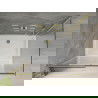 Mexen Omega kabina prysznicowa rozsuwana 100 x 80 cm, transparent, złota + brodzik Flat - 825-100-080-50-00-4010