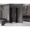 Mexen Velar L Duo kabina prysznicowa rozsuwana 80 x 80 cm, grafit, różowe złoto - 871-080-080-02-43-60