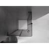 Mexen Velar L Duo kabina prysznicowa rozsuwana 100 x 100 cm, grafit, czarna - 871-100-100-02-43-70