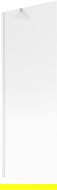 Mexen Next parawan nawannowy 1-skrzydłowy 70 x 150 cm, prążki, biały - 895-070-000-00-09-20