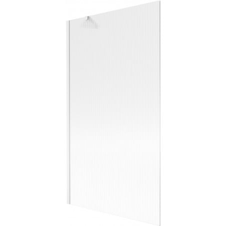 Mexen Next parawan nawannowy 1-skrzydłowy 100 x 150 cm, prążki, biały - 895-100-000-00-09-20