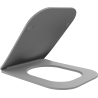 Mexen Teo deska wolnoopadająca slim, duroplast, szara jasna mat - 39840061